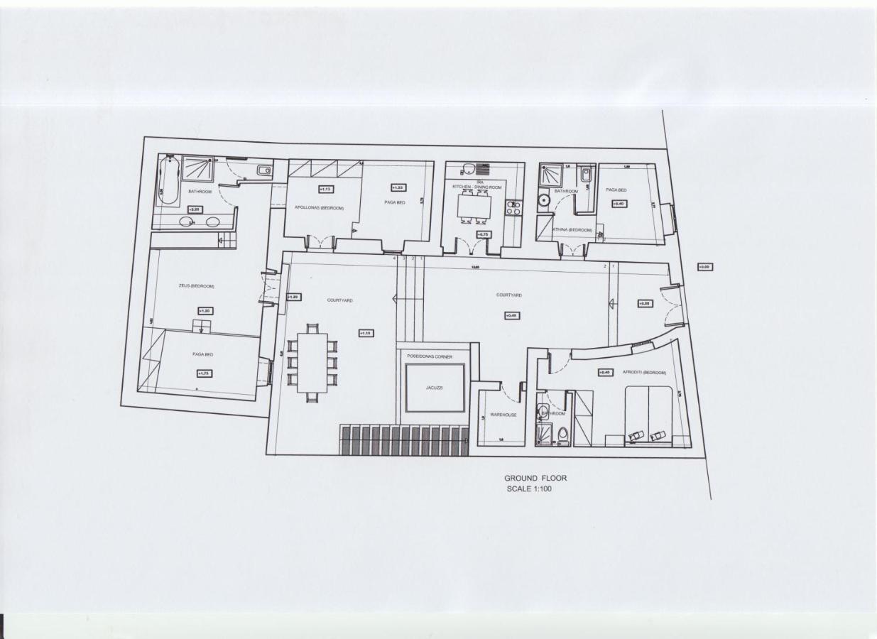 Lindosaquaview Luxury Villa ภายนอก รูปภาพ
