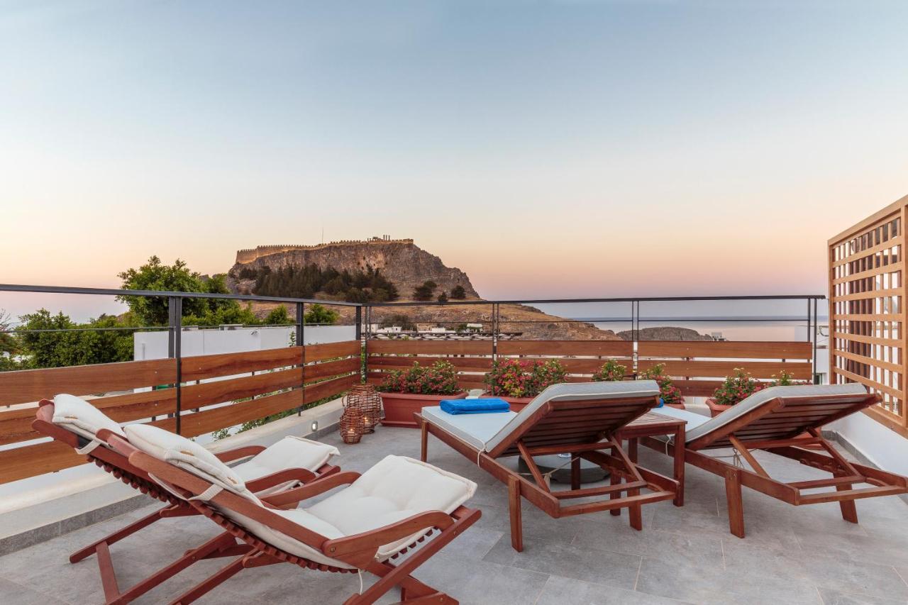 Lindosaquaview Luxury Villa ภายนอก รูปภาพ